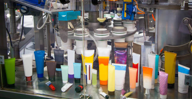 automatic cosmetic filling line, sunscreen bottling process