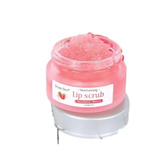 Halal & Vegan Strawberry Lip Scrub OEM ODM | Private Label Exfoliating Lip Treatment For Dead Skin Removal & Long-Lasting Hydration
