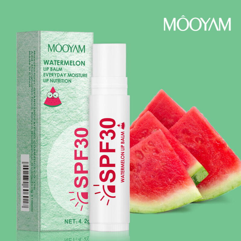 Halal & Vegan Lip Balm OEM ODM | Private Label Watermelon Moisturizing Lip Balm Anti-Dry Crack Lip Care