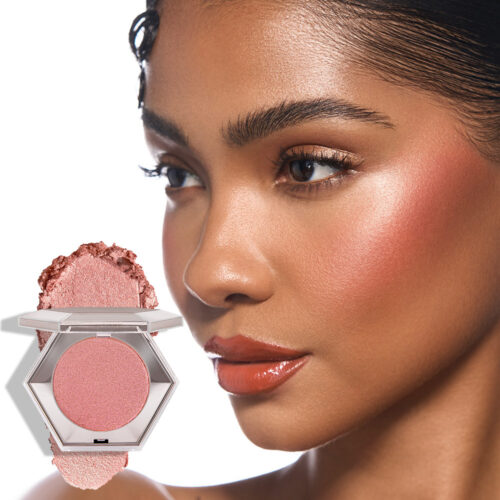 Halal & Vegan Hexagonal Highlighter Powder OEM ODM | Private Label Fine Shimmer Pearl Natural Brightening Single Color Highlight Compact