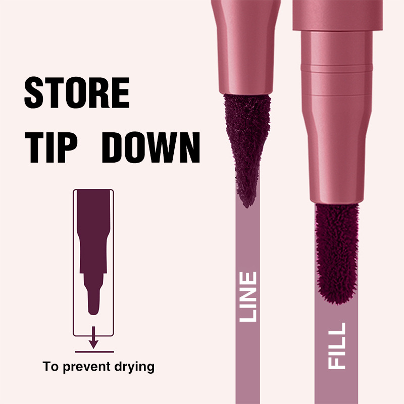 Halal & Vegan Lip Liner Pencil OEM ODM | Private Label Matte Waterproof Longwear Lip Shaping Liner Set