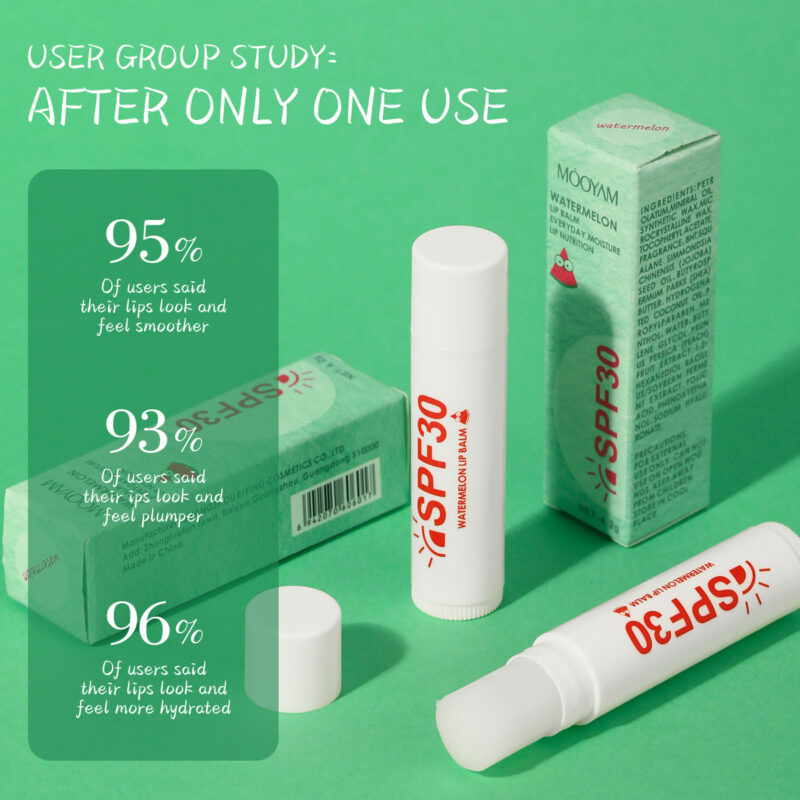 Halal & Vegan Lip Balm OEM ODM | Private Label Watermelon Moisturizing Lip Balm Anti-Dry Crack Lip Care