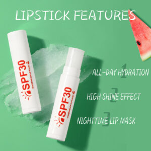 Halal & Vegan Lip Balm OEM ODM | Private Label Watermelon Moisturizing Lip Balm Anti-Dry Crack Lip Care