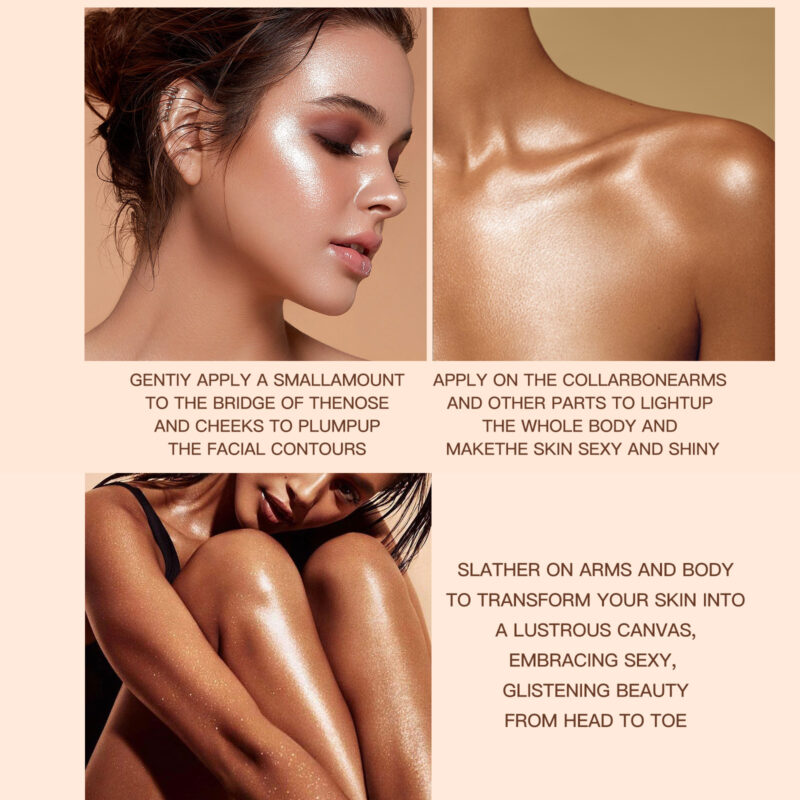 Halal & Vegan Liquid Highlighter OEM ODM | Private Label Shimmer Brightening Pearl Glow Foundation Highlight